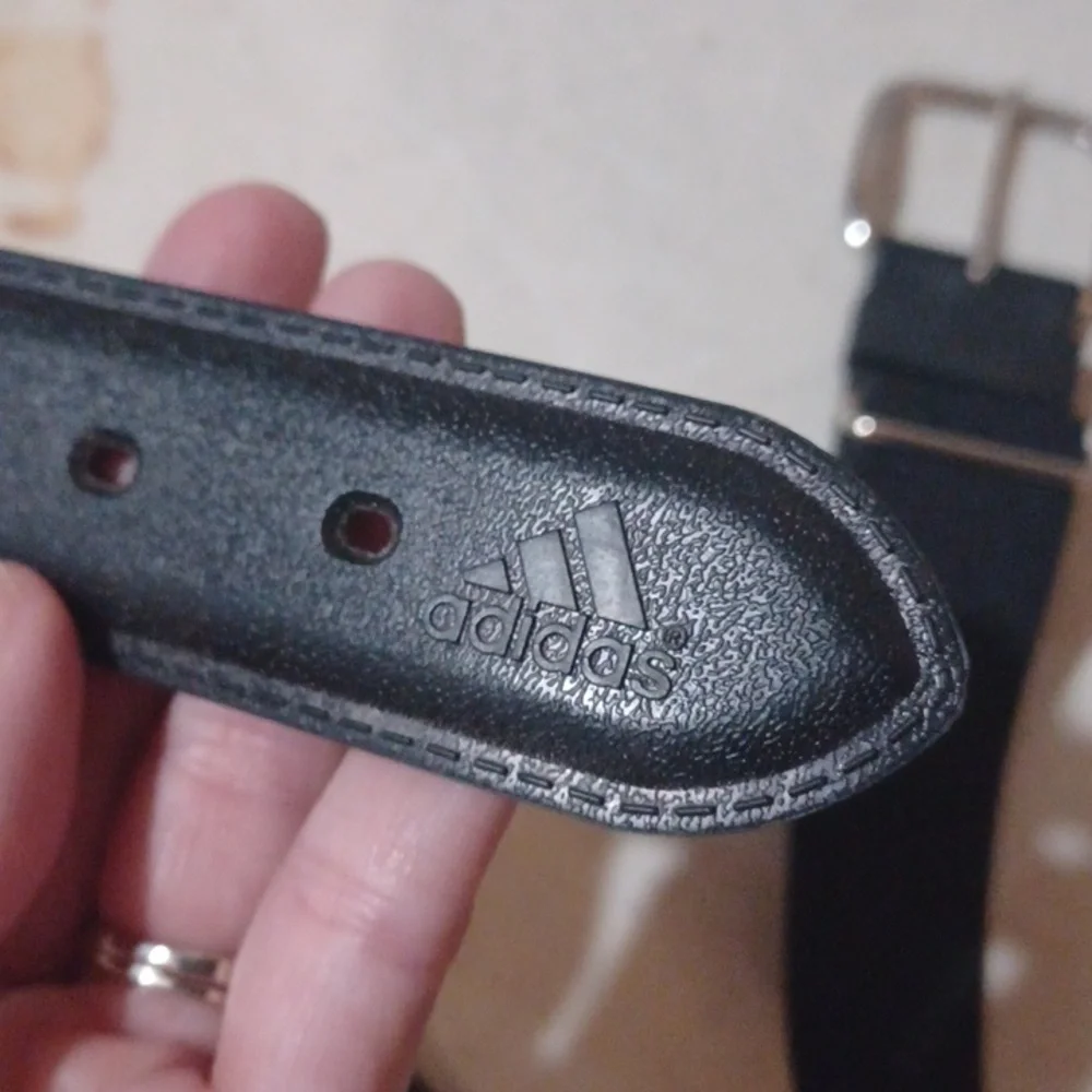 Adidas black baseball belt